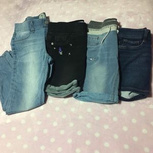 Girls leggings & shorts bundle.